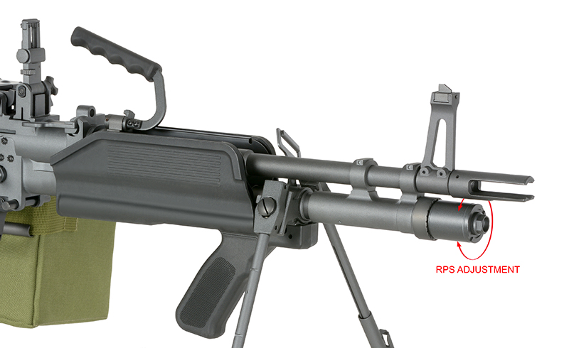 MK43 Mod0 Navy Seals LMG max. 0,5J AEG, optimierte Drosselung