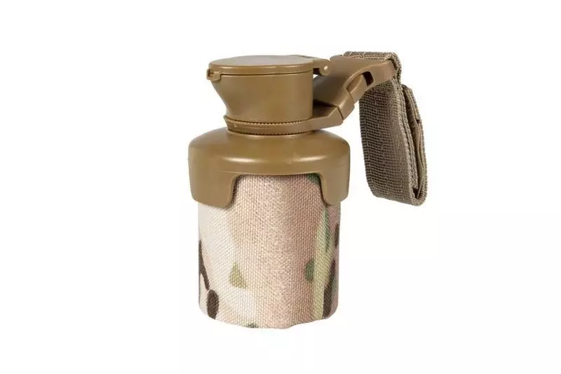 Kugelbeutel mit Flaschenkopf, faltbar mit Molleclip, MC