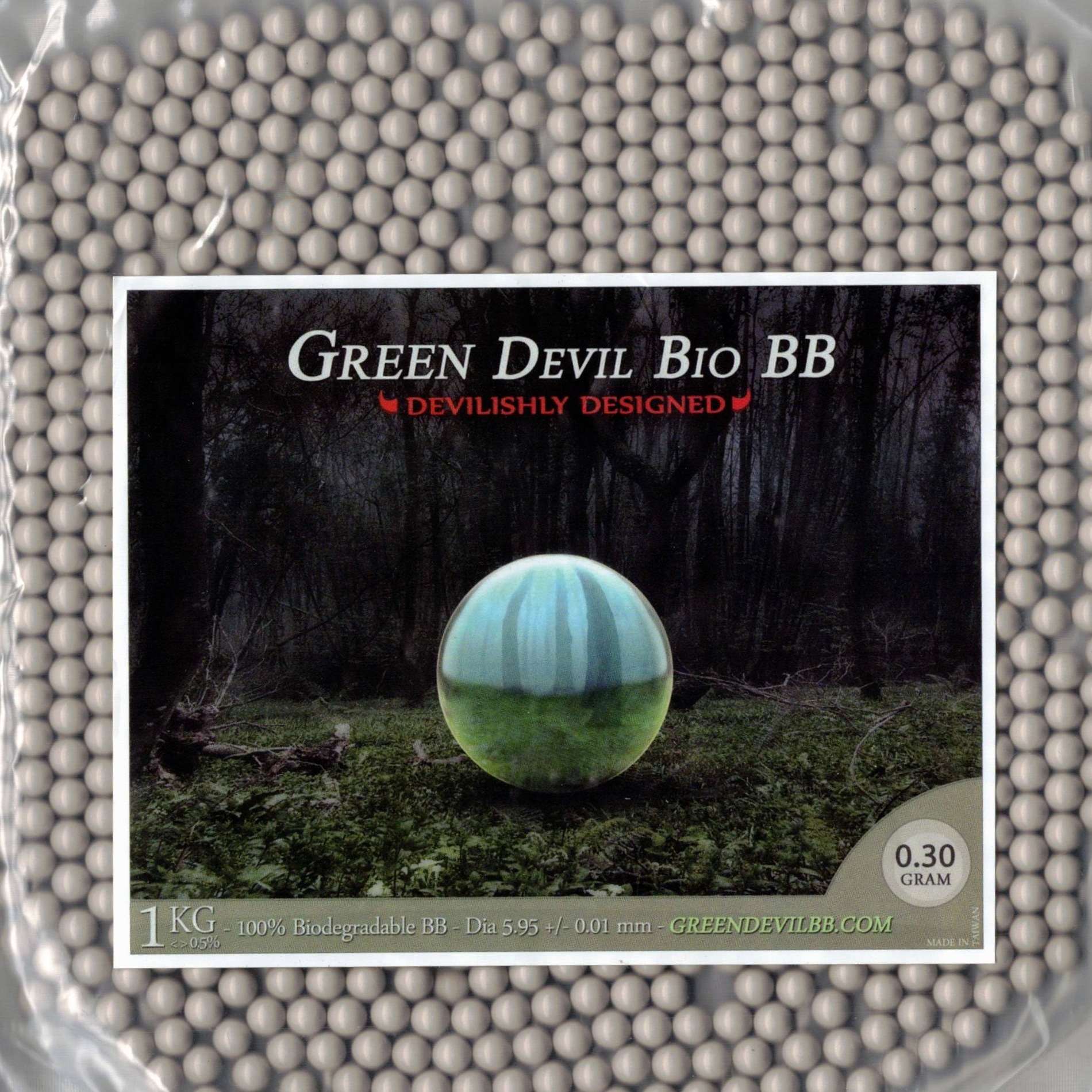 0,30g GREEN DEVIL BIO BBs 1KG Beutel