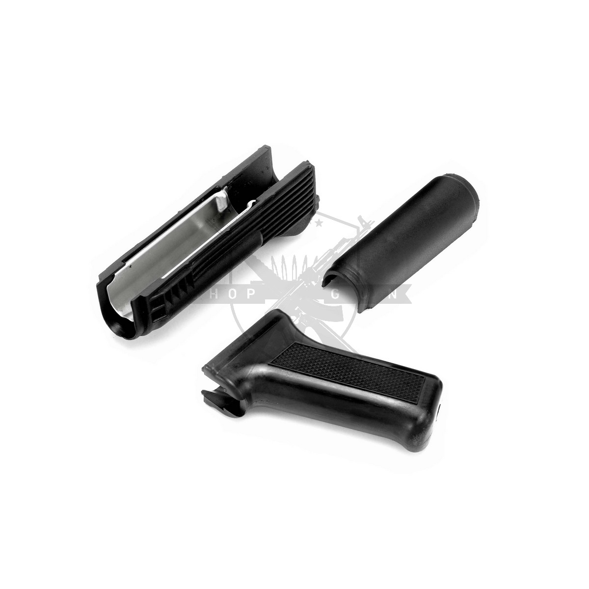 LCT AK-74 Handguard und Griff (Plastik, Schwarz)
