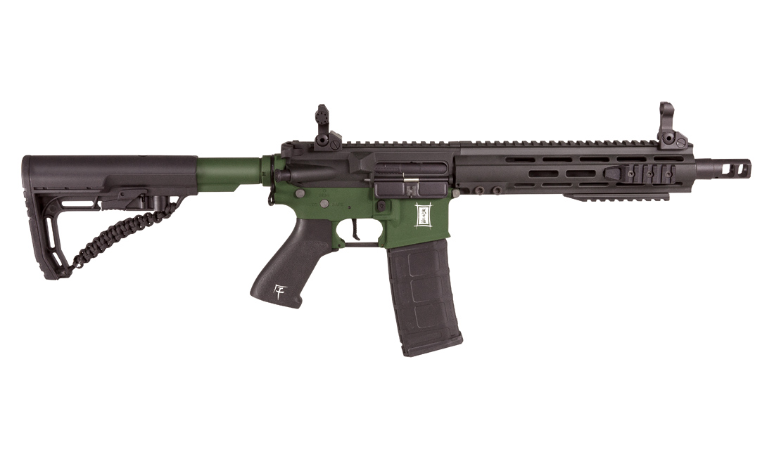 BUSHIDO YU S-AEG mit ETU, FSWS&Speedtrigger, MapleLeaf HopUp-Gummi, OD/BK (SAIGO DEFENSE)