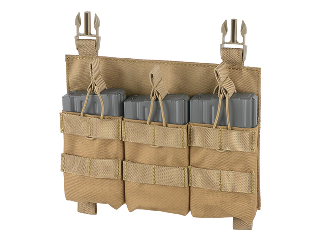 Buckle Up Triple SR25/AR-10/M14/SCAR-H Pouch Panel - CT