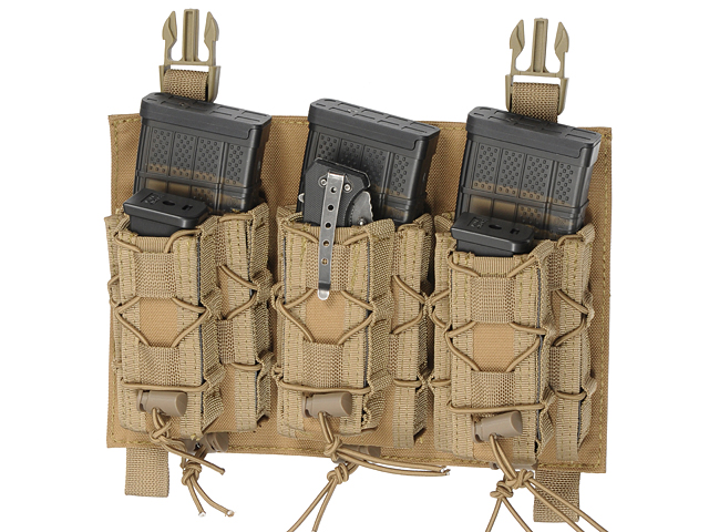 Buckle Up Speed Triple Rifle/Pistol Mag Pouch - Coyote