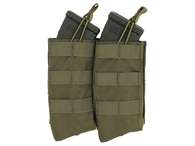 Open Top Double 7.62x39 AK Mag Pouch - Olive [8FIELDS]