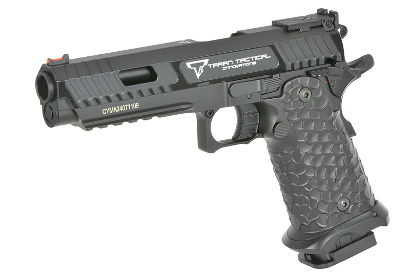CYMA/EMG CM.138S TTI JW3 Combat Master AEP, schwarz, S-Line mit JEFFTRON Mosfet MICRO, lizensiert