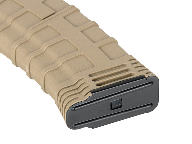 130rds AK74 Reinforced Polymer Midcap Magazin, Dark Earth