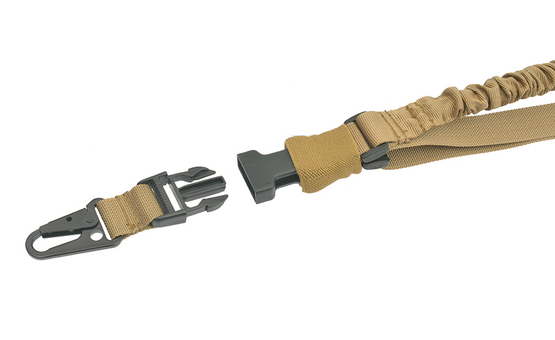 CQB Sling 1 point w/elastic cord - 01 - Tan [8FIELDS]
