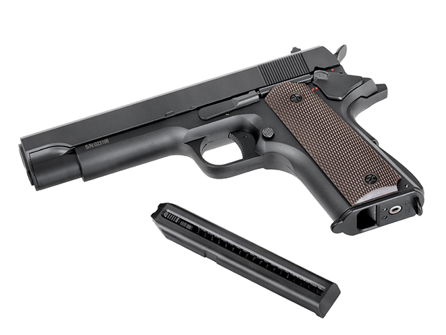 CYMA CM.123S AEP '1911' NACHBAU, schwarz, S-Line mit JEFFTRON Mosfet MICRO