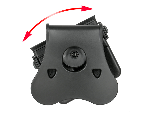 Amomax Per-fit polymer pouch for pistols magazines - Black [Amomax]