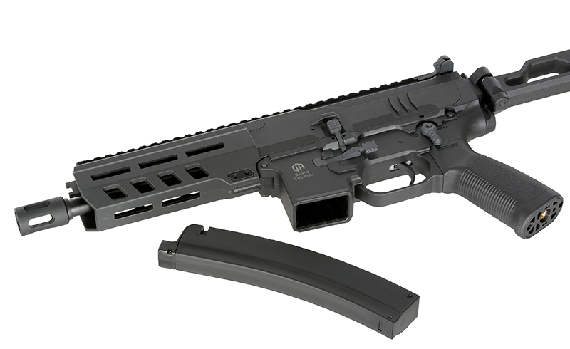 DMP-9 0,5J AEG mit Bluetooth Eshooter ETU, normale Drosselung