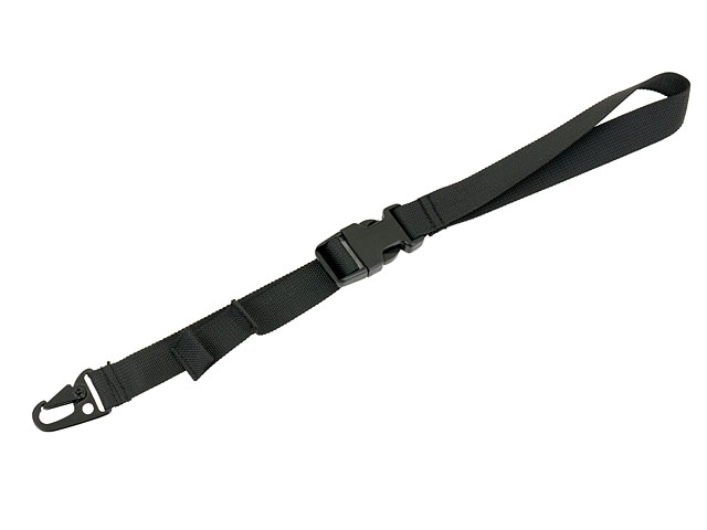 Simple 1-Point Sling w/Hook - Black