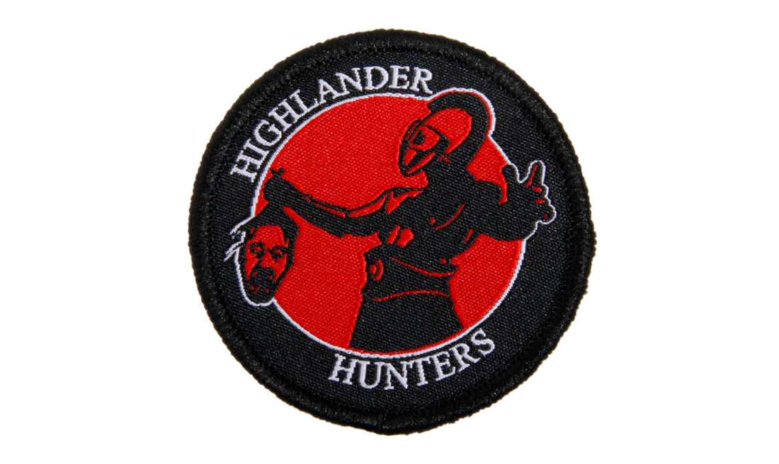 "Highlander-Hunters"-Patch, Rot&Rund