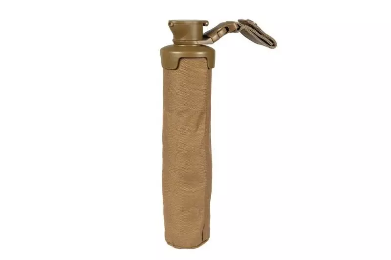 Kugelbeutel mit Flaschenkopf, faltbar mit Molleclip, TAN