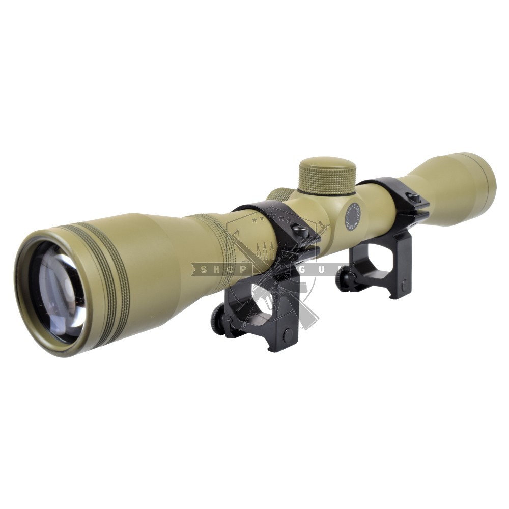 SCOPE 32MM LENS ZOOM 4X (JS-TACTICAL) (TAN)