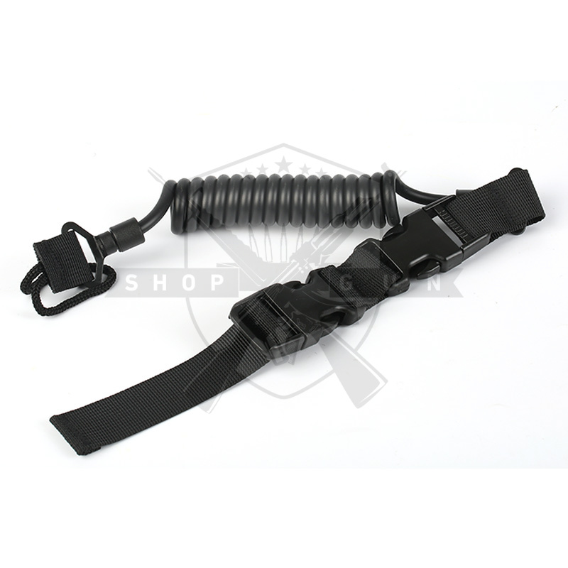 Pistolen Sling / Lanyard (Schwarz)