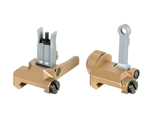 BD M4 SOPMOD "KAC" Folding Sight Set - Dark Earth/TAN