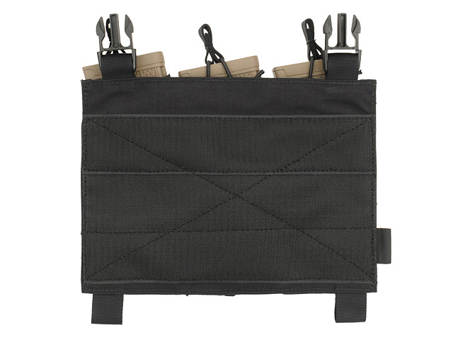 Buckle Up Triple 5.56 Pouch Panel - Black