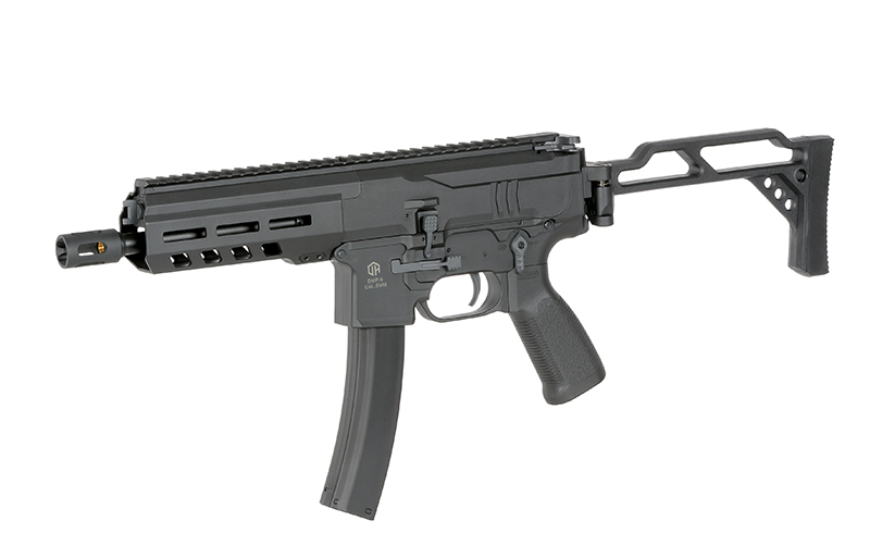 DMP-9 0,5J AEG mit Bluetooth Eshooter ETU, normale Drosselung