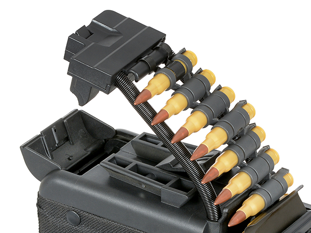 2000rds Electrisches Boxmagazin für 'T8 MK46'  von BattleAxe, Schwarz