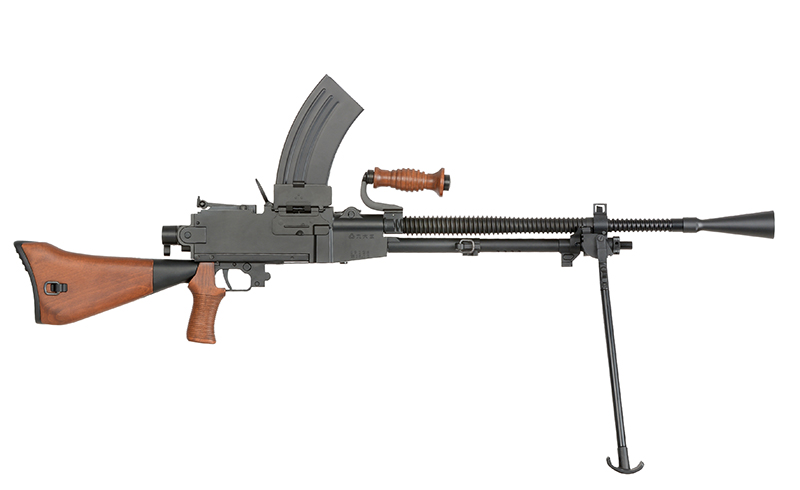 Japan Type 96 MG, max 0,5J AEG, Echtholz, optimierte Drosselung