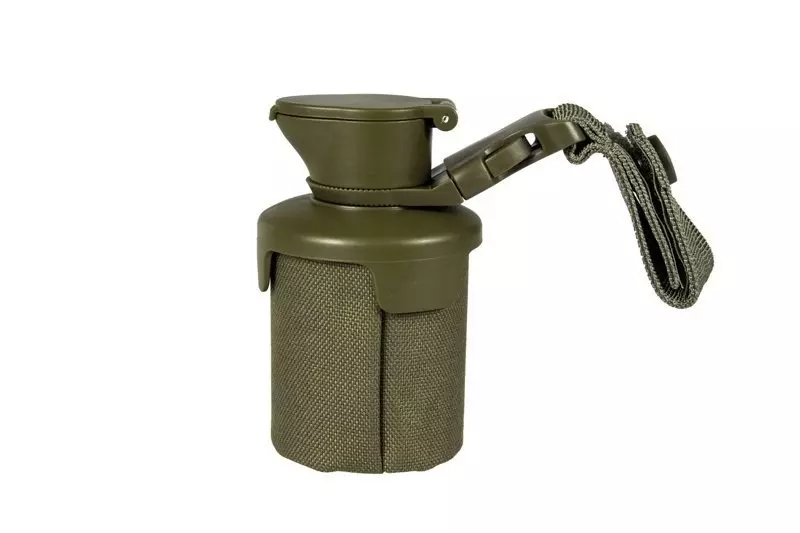 Kugelbeutel mit Flaschenkopf, faltbar mit Molleclip, OD