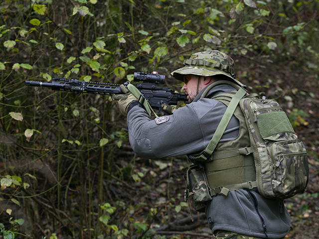 Backpack w/ MOLLE Front Panel - Black [8FIELDS]