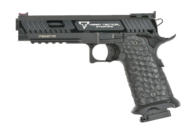 CYMA/EMG CM.138S TTI JW3 Combat Master AEP, schwarz, S-Line mit JEFFTRON Mosfet MICRO, lizensiert
