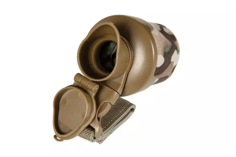 Kugelbeutel mit Flaschenkopf, faltbar mit Molleclip, MC