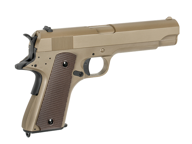 CYMA CM.123S AEP '1911' NACHBAU, TAN, S-Line mit JEFFTRON Mosfet MICRO