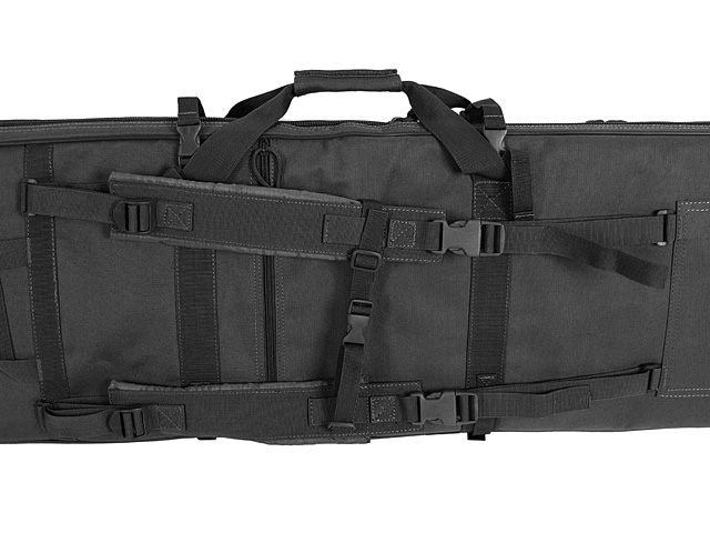 47 inches double rifle gun case - black [8FIELDS] - Restposten