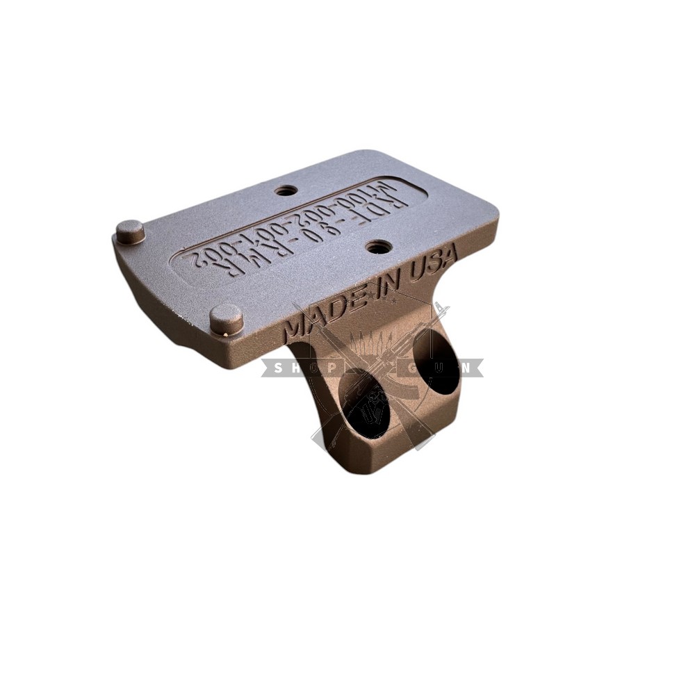 EG R-Style ROF-90 RMR Mount for 30mm Tube Scopes, Ceracoted FDE (DE)