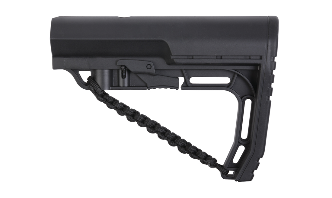 AR-Stock (Battlelink-Imitat, Saigo Defense), mit Paracord (BK)