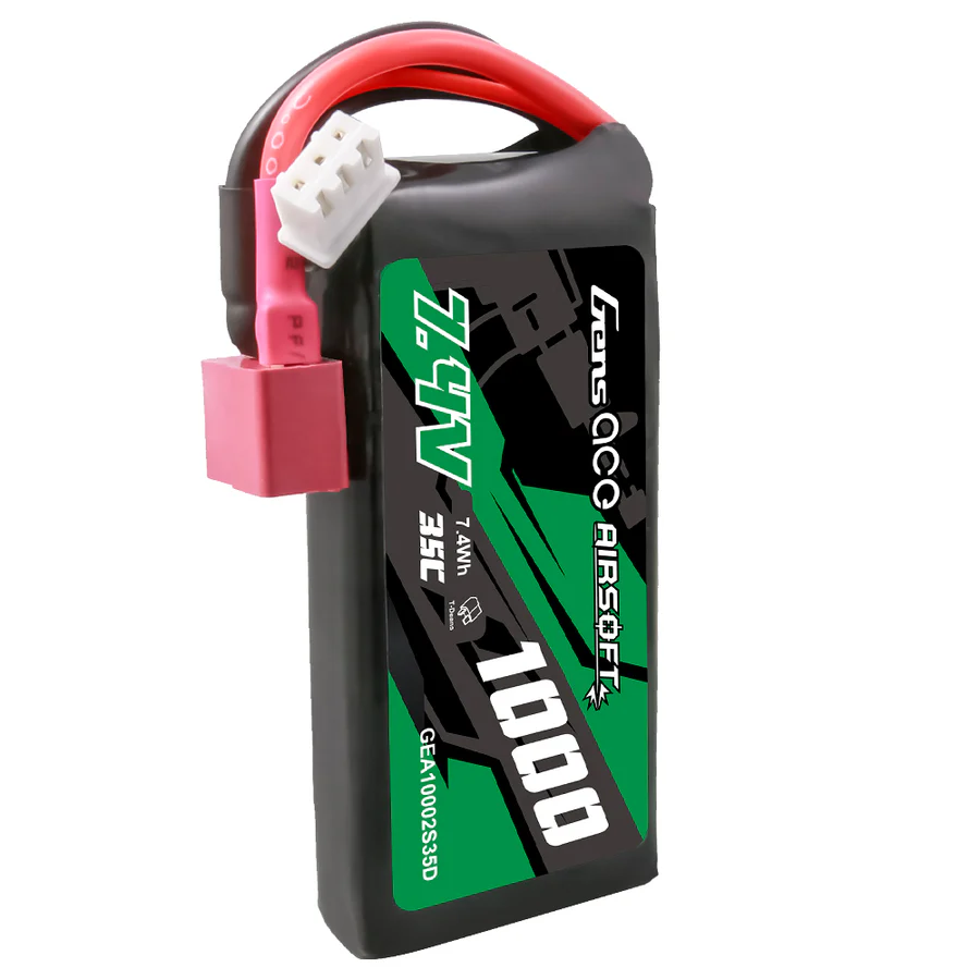 Gens Ace 35C 1000mAh 2S1P 7.4V Peq Type mit T-Stecker