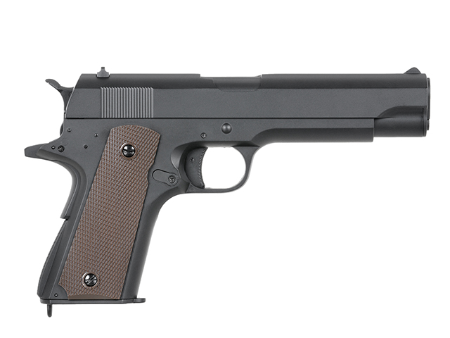 CYMA CM.123S AEP '1911' NACHBAU, schwarz, S-Line mit JEFFTRON Mosfet MICRO