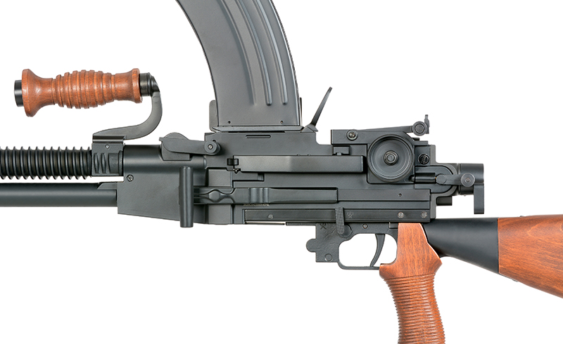 Japan Type 96 MG, max 0,5J AEG, Echtholz, optimierte Drosselung