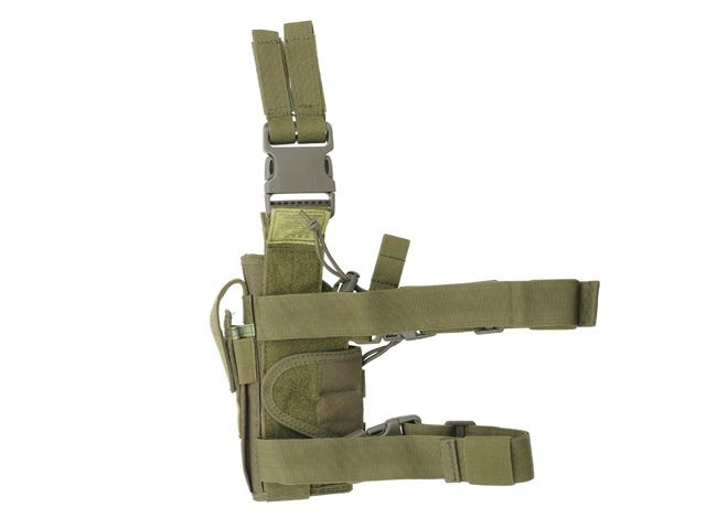 2-Ways Carrying Type Tactical Drop Leg Holster - Olive [8FIELDS]