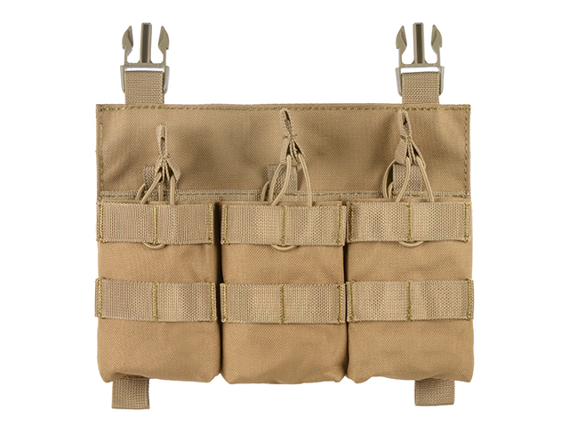 Buckle Up Triple SR25/AR-10/M14/SCAR-H Pouch Panel - CT