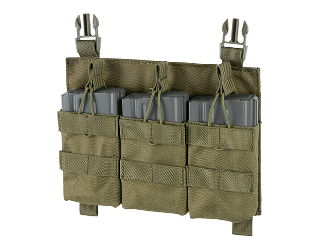 Buckle Up Triple SR25/AR-10/M14/SCAR-H Pouch Panel - OD