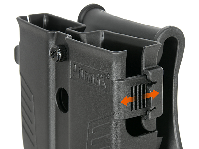 Amomax Per-fit polymer pouch for pistols magazines - Black [Amomax]