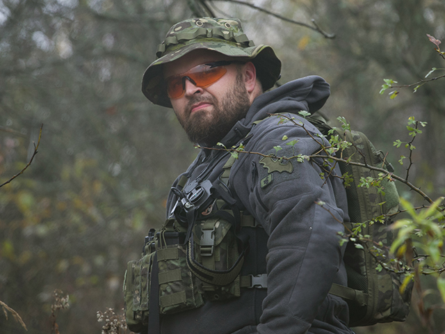 Backpack w/ MOLLE Front Panel - Black [8FIELDS]