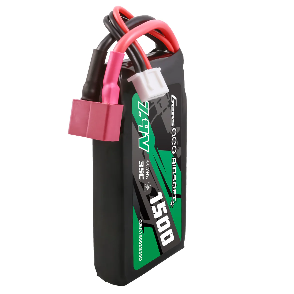 Gens Ace 35C 1500mAh 2S1P 7.4V Peq Type mit T-Stecker