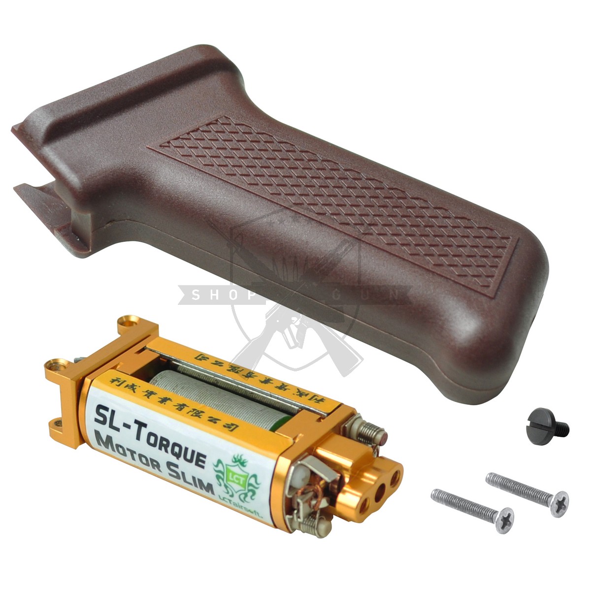 LCT AK Slim Pistolgrip (Dark Red) inkl. Slim High Torque Motor