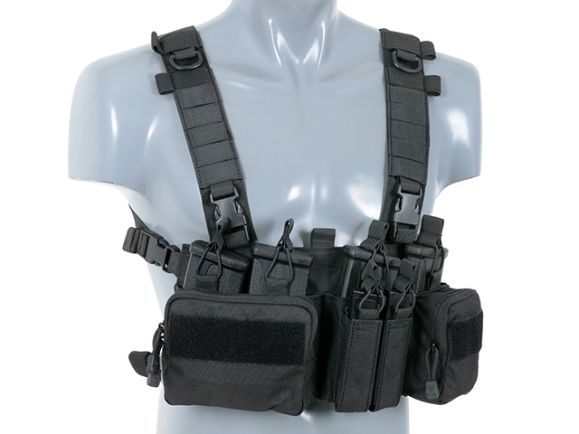 Buckle Up Recce/Sniper Chest Rig - Black [8FIELDS]