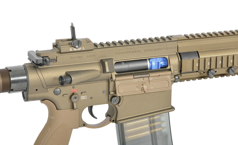 EC-204 DMR S-AEG mit Eshooter ETU, Grün/Braun