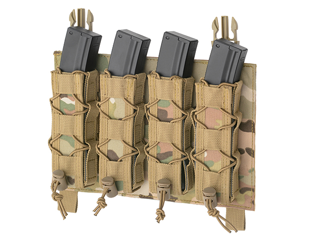 BUCKLE UP Speed Quad MP5/SMG/UTR45 Magazine Pouch - Multicamo [8FIELDS]
