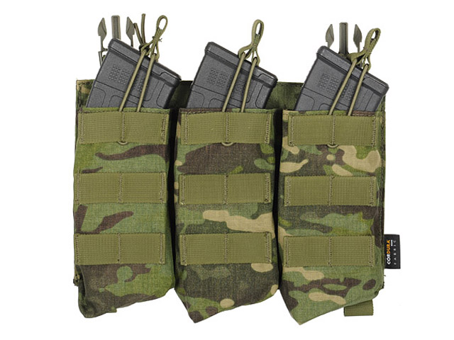 Buckle Up Triple AK47/AKM Mag Pouch - Multicam Tropic [8FIELDS PREMIUM]