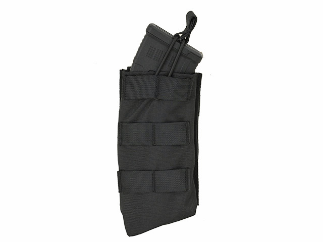 Open Top Single 7.62x39 AK Mag Pouch - Black [8FIELDS]