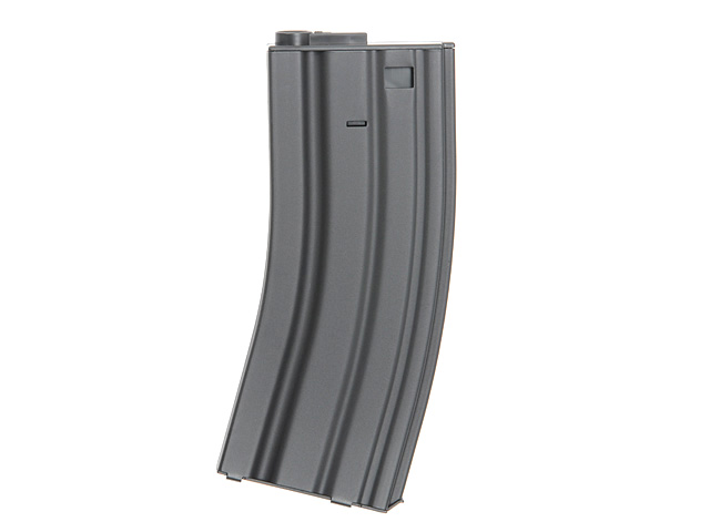 120rds Stahlblech M4/AR15 Midcap Magazin, Schwarz