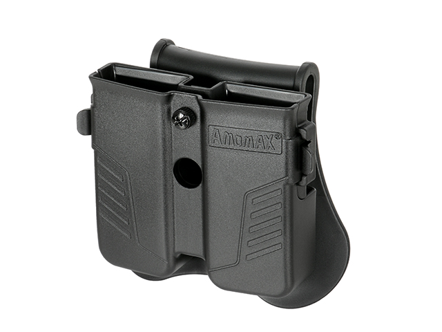 Amomax Per-fit polymer pouch for pistols magazines - Black [Amomax]