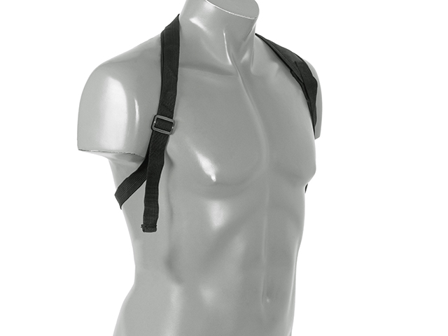 Airsoft Single shoulder harness - Black [Amomax]